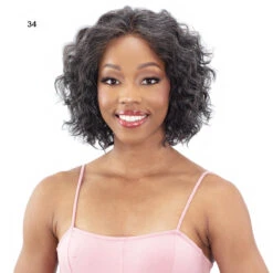 Shake N Go Golden 100% Human Hair HD Lace Front Wig - NYX 8 Shake N Go Golden 100% Human Hair HD Lace Front Wig - NYX -Wigs Online Shop shake n go golden lace front wig nyx 3