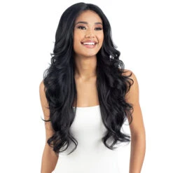 Shake N Go Legacy Human Hair Blend HD Lace Front Wig - FARRAH 7 Shake N Go Legacy Human Hair Blend HD Lace Front Wig - FARRAH -Wigs Online Shop shake n go legacy human hair blend hd lace front wig farrah 2