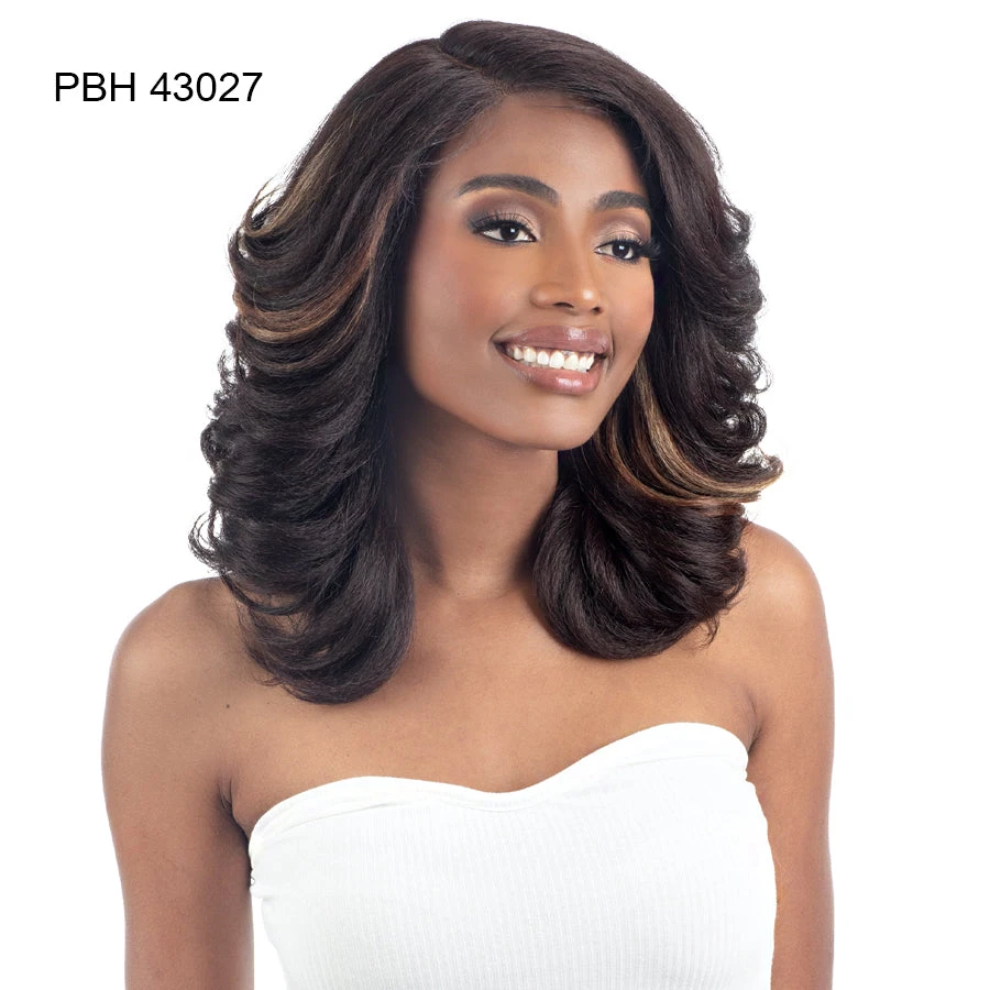 Shake N Go Snatched Synthetic Hair Glueless HD Lace Wig - ROLLER SET 2 Shake N Go Snatched Synthetic Hair Glueless HD Lace Wig - ROLLER SET - Image 2