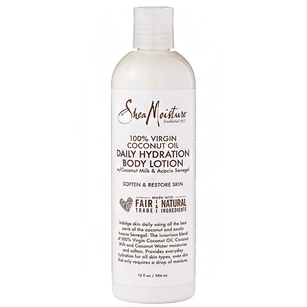 Shea Moisture 100% Virgin Coconut Oil Daily Hydration Body Lotion 13oz 1 Shea Moisture 100% Virgin Coconut Oil Daily Hydration Body Lotion 13oz