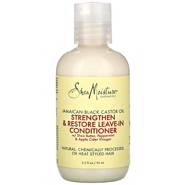 Shea Moisture Jamaican Black Castor Oil Strengthen & Restore Leave In Conditioner 3.2oz 1 Shea Moisture Jamaican Black Castor Oil Strengthen & Restore Leave In Conditioner 3.2oz