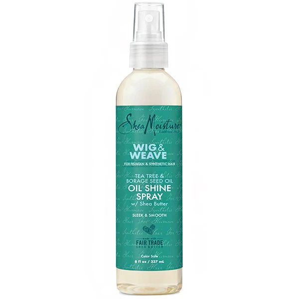 Shea Moisture Wig & Weave Tea Tree & Borage Seed Oil Oil Shine Spray 8oz 1 Shea Moisture Wig & Weave Tea Tree & Borage Seed Oil Oil Shine Spray 8oz