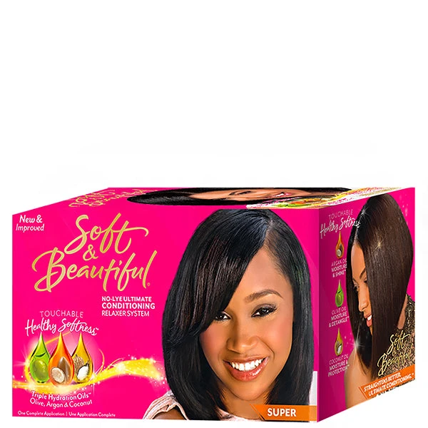 Soft & Beautiful No-Lye Conditioning Relaxer Kit - Super 1 Soft & Beautiful No-Lye Conditioning Relaxer Kit - Super