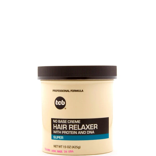 TCB No Base Creme Hair Relaxer (Super) 15oz 1 TCB No Base Creme Hair Relaxer (Super) 15oz