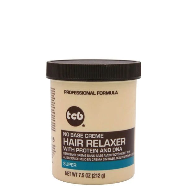TCB No Base Creme Hair Relaxer - Super 7.5oz 1 TCB No Base Creme Hair Relaxer - Super 7.5oz