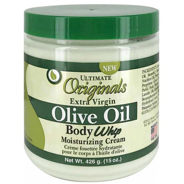 Ultimate Organics Extra Virgin Olive Oil Body Whip Moisturizing Cream 15oz 1 Ultimate Organics Extra Virgin Olive Oil Body Whip Moisturizing Cream 15oz