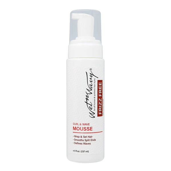 Wet-N-Wavy Frizz Free Curl & Wave Mousse 8oz 1 Wet-N-Wavy Frizz Free Curl & Wave Mousse 8oz
