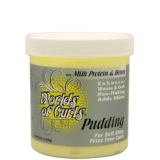 Worlds Of Curls Pudding Enhances Waves & Curls 15.2oz 1 Worlds Of Curls Pudding Enhances Waves & Curls 15.2oz